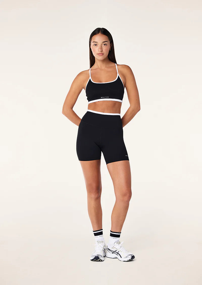 Fundamental sports bra in black