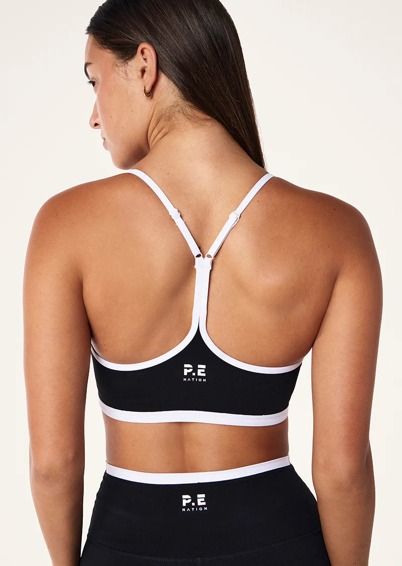 Fundamental sports bra in black