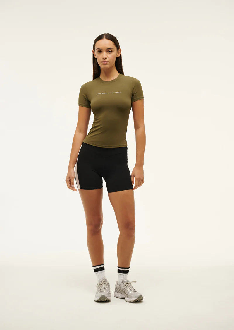 Foundation short sleeve tee in khaki