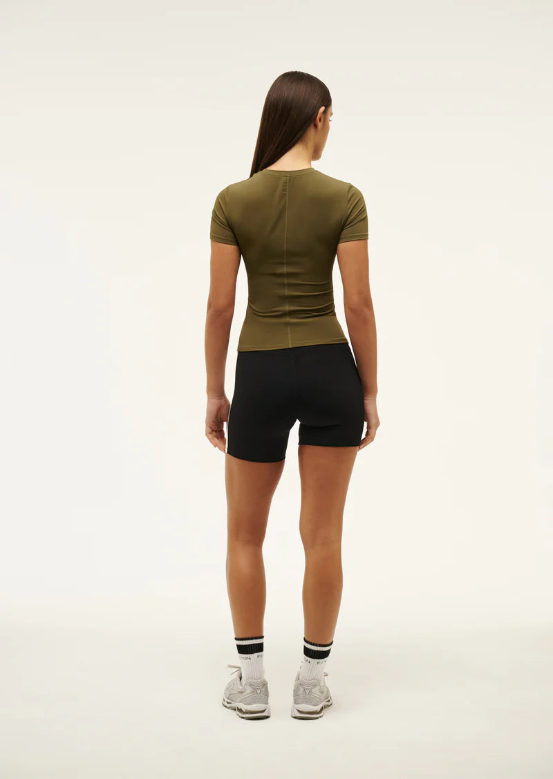 Foundation short sleeve tee in khaki