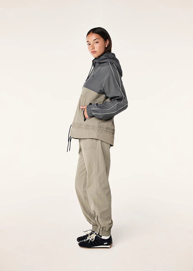 man down jacket in gunmetal