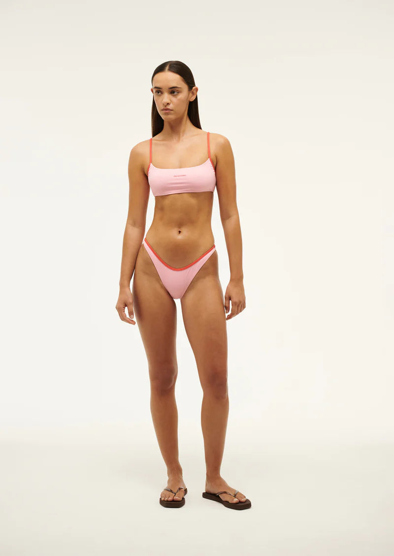 Oceanside bikini top in candy
