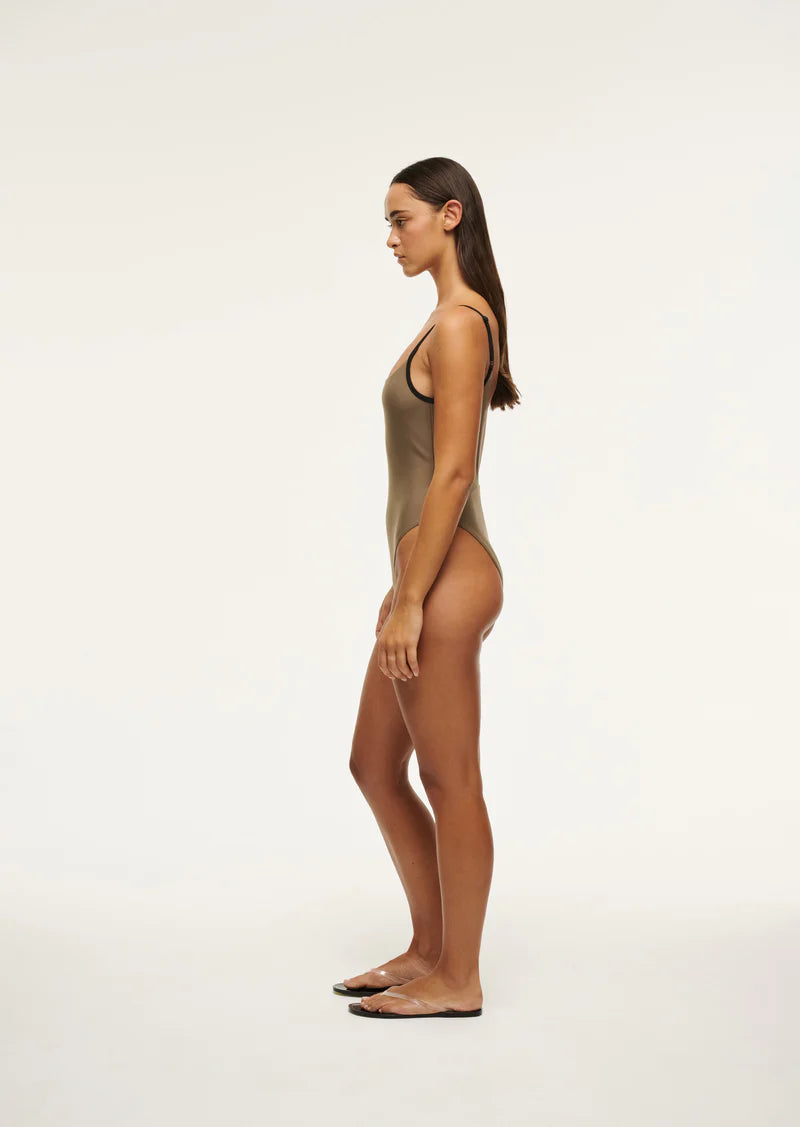 Oceanside one piece in fossil