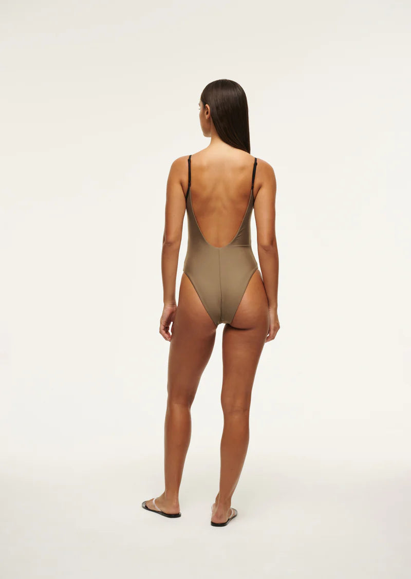 Oceanside one piece in fossil