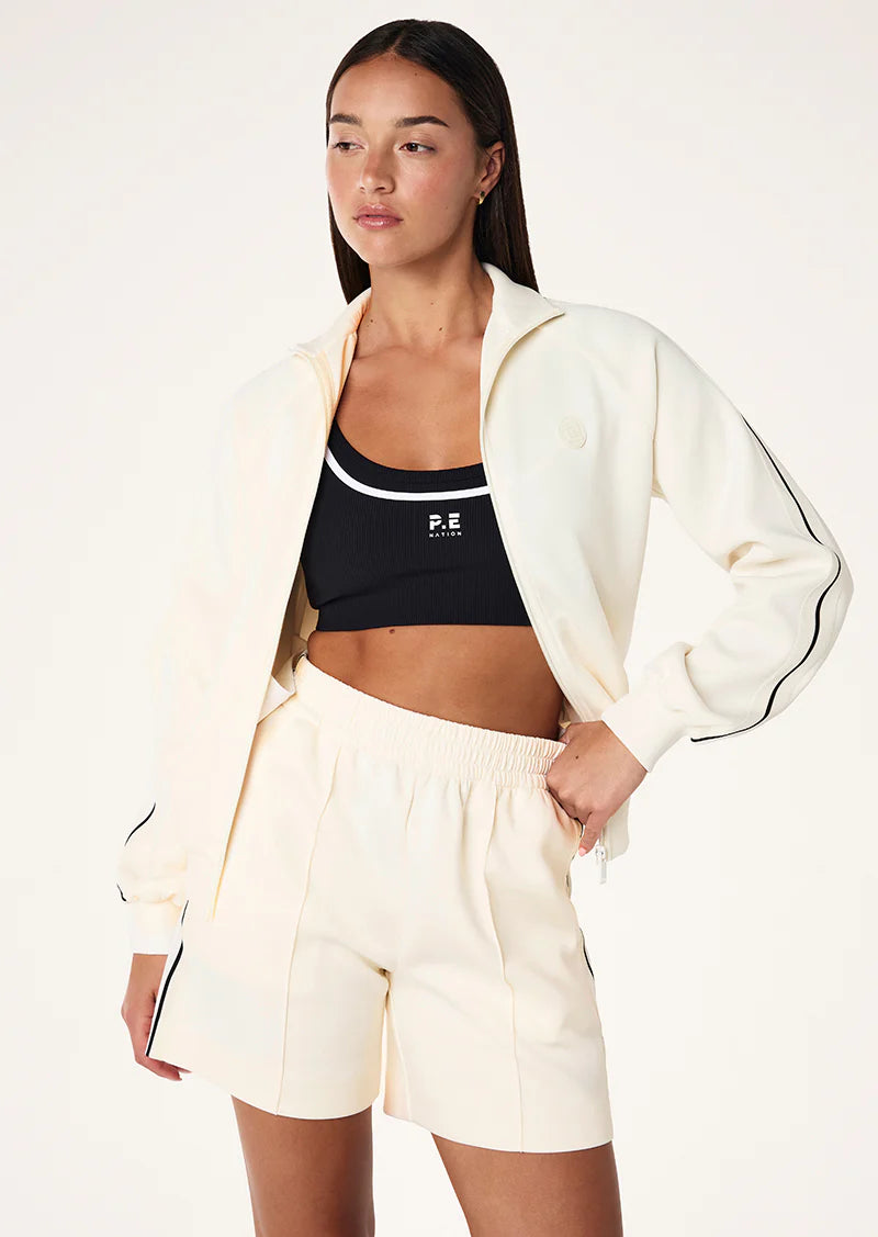 Prelude jacket in whisper white