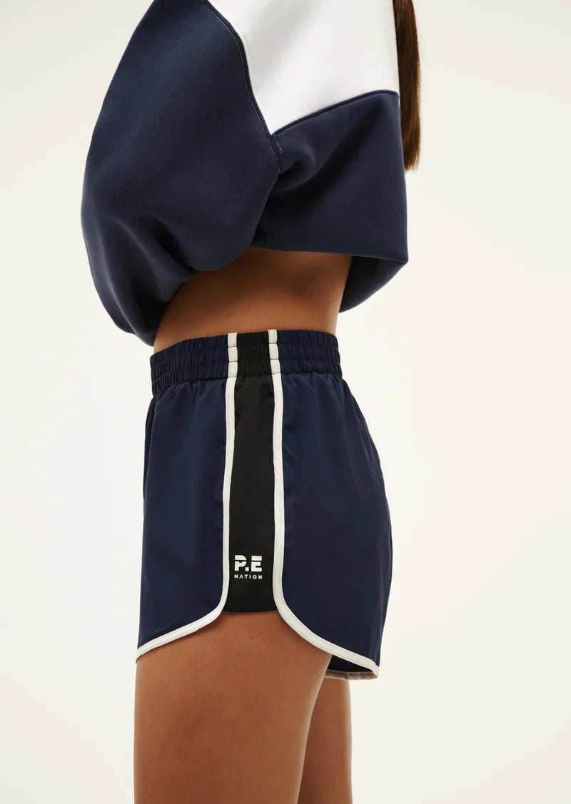 Preset short in dark navy