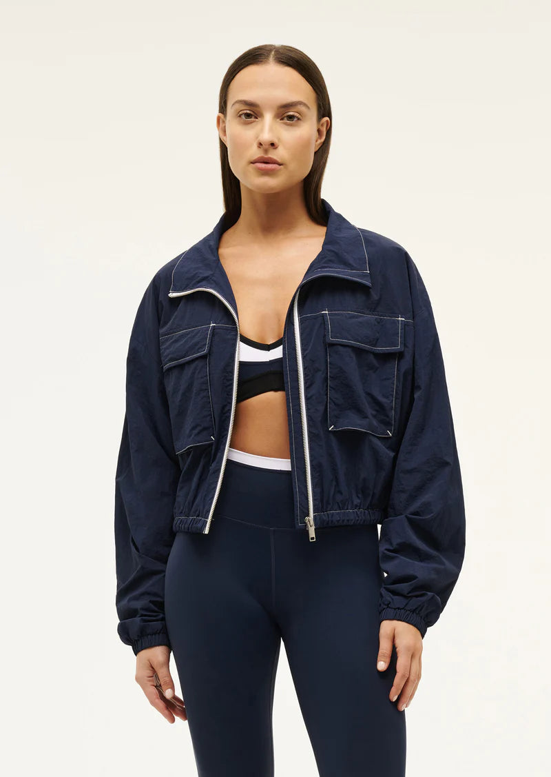 Recap jacket in dark navy