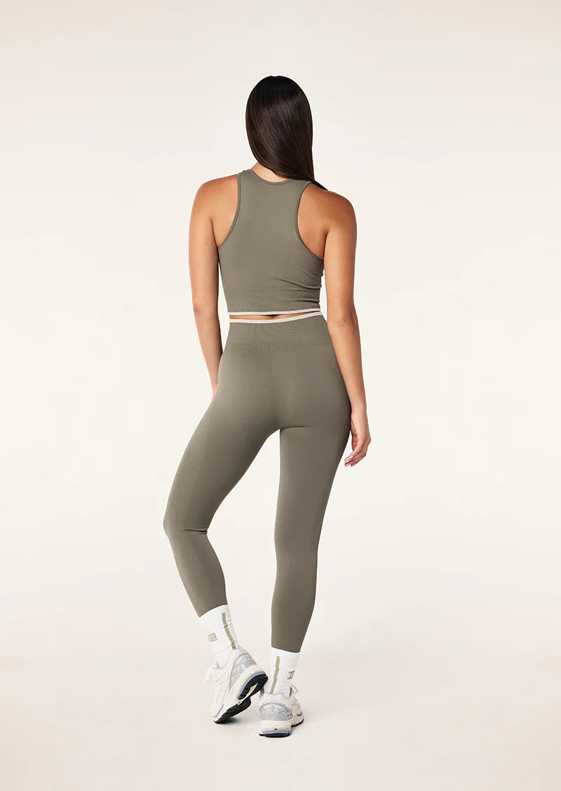 Restore seamless legging in khaki