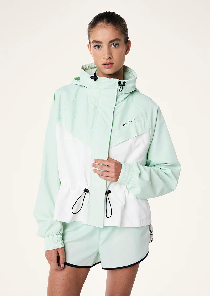Shelter jacket in hint of mint