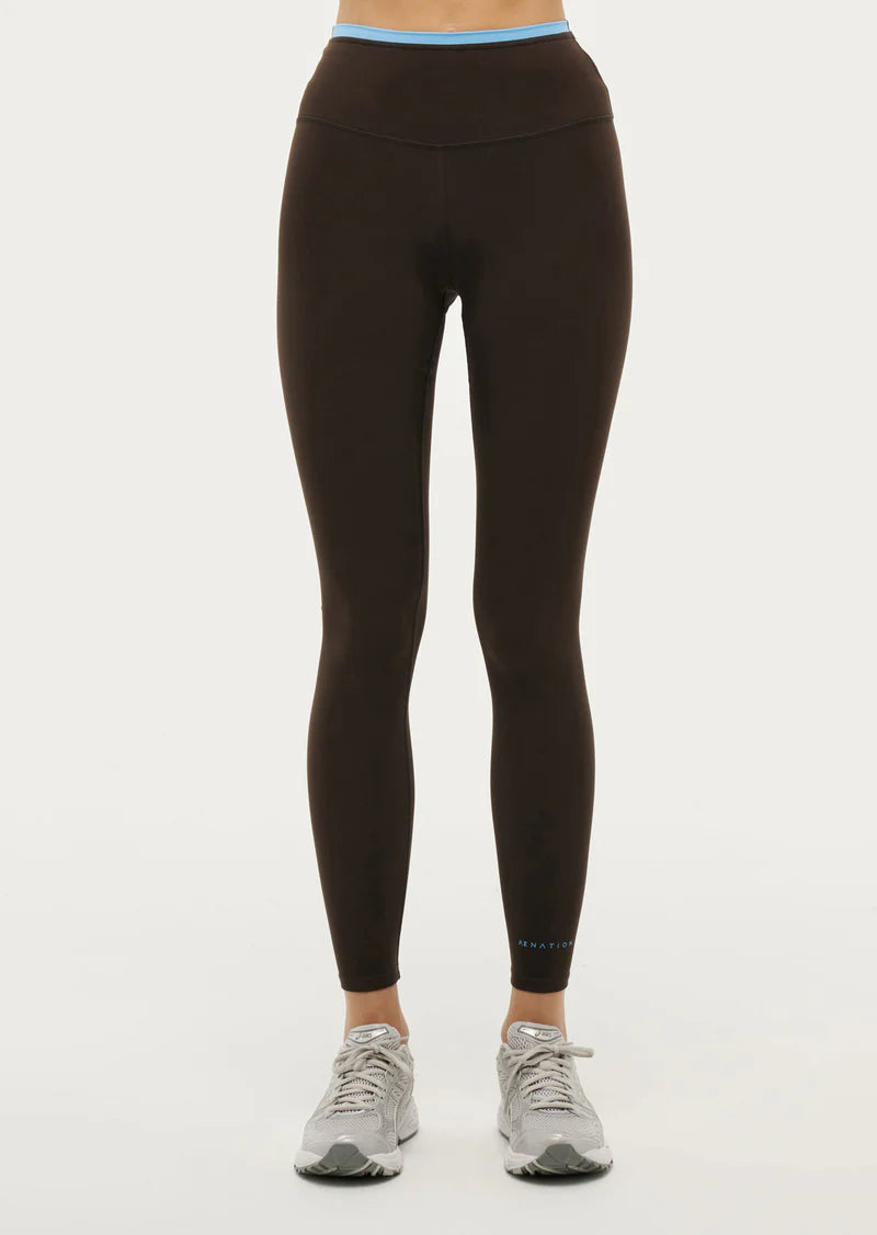 Vita full length legging in coffee